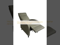 뜨거운 판매 가죽 소파 세트 코너 부분 가죽 리클리셔 소파 거실